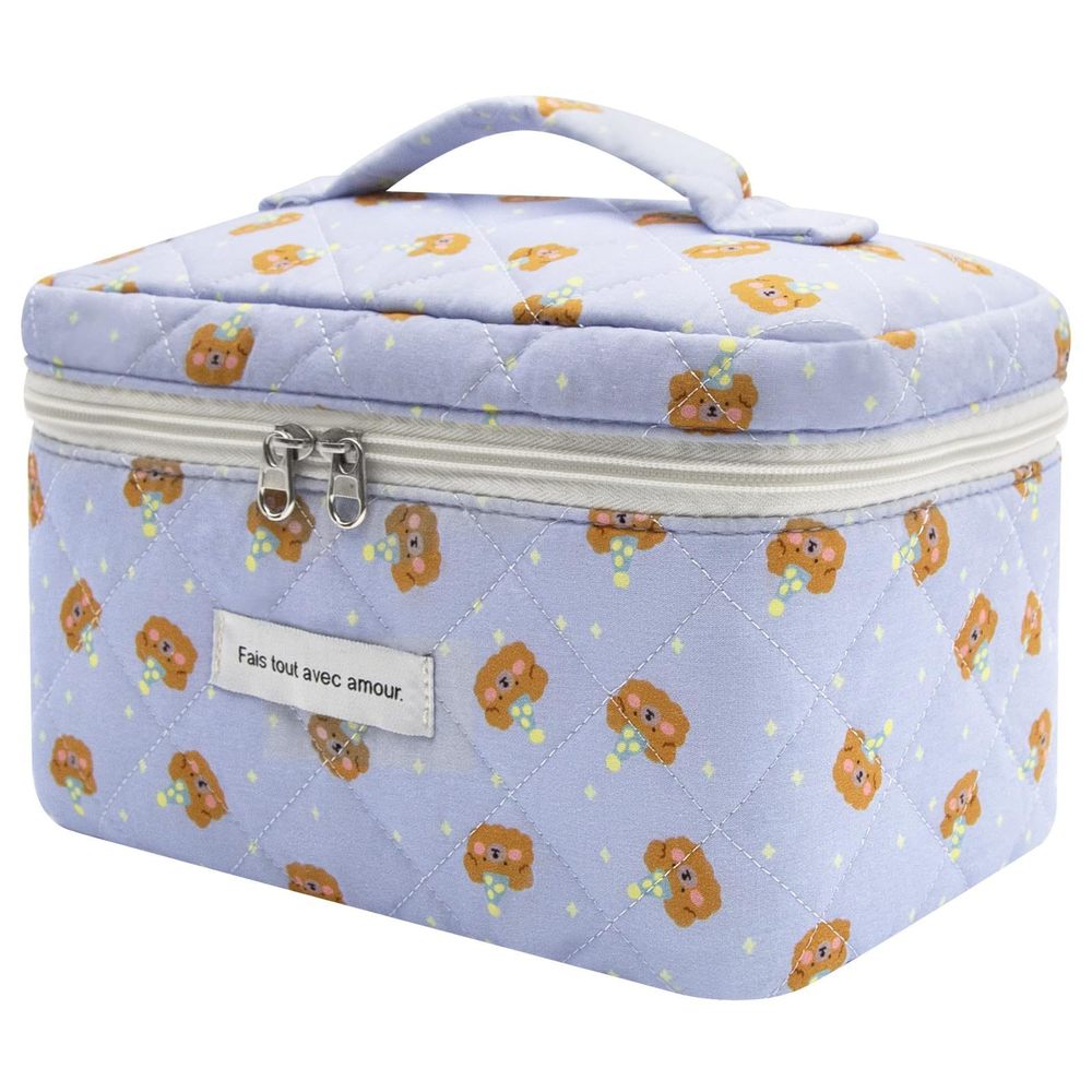 Large Makeup Bag, Cute Cosmetic Bag For Women Girls, Floral Coquette Aesthetic🌺